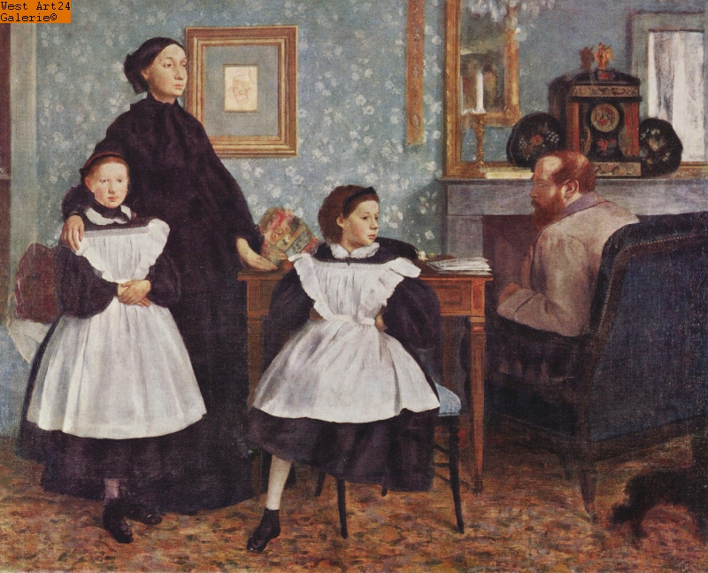 Die Familie Bellelli nach Degas Gemäldeimitation
